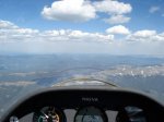 DuoOverTheRockies.jpg - <p>Duo Discus and a rippin' sky over the Rockies</p>